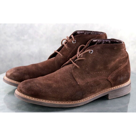Rockport Classic Break Men's Chukka Boots Size Suede Brown
